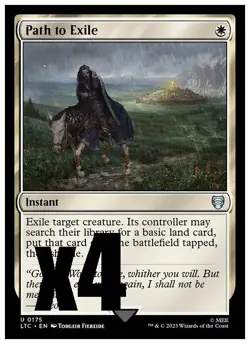 MTG l Path to Exile (x4 Playset) | (NM) Commander: Tales of Middle-earth - Image 1