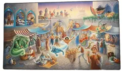 Alpha Investments Oversized MTG Playmat - Arabian Nights by Sue Ellen Brown -NEW - Image 1