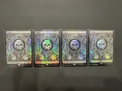 MTG x4 Swamp (#241) Crushing Brutality Secret Lair Drop Foil Near Mint - Image 1