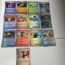 Pokemon TCG Pokeball Holo Cards Lot of 13 prismatic Evolutions NM - Image 1