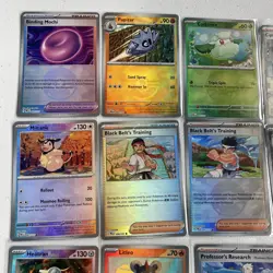 Pokemon TCG Pokeball Holo Cards Lot of 13 prismatic Evolutions NM - Image 2