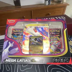 Pokemon Mega Latias EX Box Promo Lenticular Booster Packs TCG English Latias - Image 1