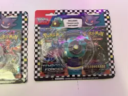 Pokemon 2024 Back to School Eraser Blister Bellibolt & Gengar - Image 3