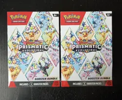 Pokemon TCG X2 Scarlet & Violet Prismatic Evolutions Booster Bundle SEALED ✅ - Image 1