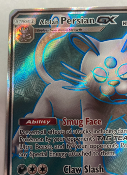 Pokemon Alolan Persian GX Cosmic Eclipse 219/236 Near Mint - Image 4