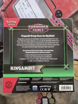 Pokemon TCG Shrouded Fable Kingambit Illustration Collection BRAND NEW Pokemon - Image 2