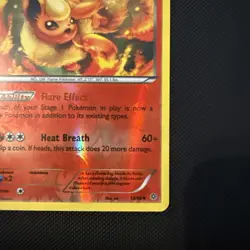 2015 Pokemon XY Ancient Origins Flareon Reverse Holo #13/98 - Image 3