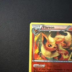 2015 Pokemon XY Ancient Origins Flareon Reverse Holo #13/98 - Image 5