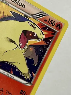 Typhlosion 20/162 (LP) •SWIRL• Cosmos Holo XY Series: BREAKthrough 2015 Pokemon - Image 4