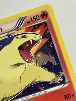 Typhlosion 20/162 (LP) •SWIRL• Cosmos Holo XY Series: BREAKthrough 2015 Pokemon - Image 5