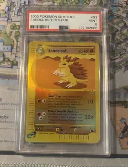 2003 Pokemon Skyridge Sandslash Reverse Foil #93 PSA 9 Mint Cert# 127182086 - Image 1