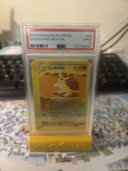 2003 Pokemon Skyridge Sandslash Reverse Foil #93 PSA 9 Mint Cert# 127182086 - Image 3