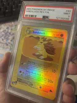 2003 Pokemon Skyridge Sandslash Reverse Foil #93 PSA 9 Mint Cert# 127182086 - Image 5