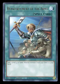 Yugioh Reinforcement of the Army #KICO-EN051 King's Court LP - Image 1