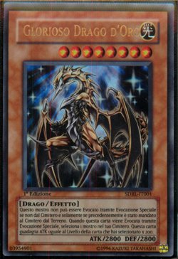GLORIOSO DRAGO D'ORO • (Felgrand Dragon) • Ultra R • SDRL IT001 • 1Ed • Yugioh! - Image 1