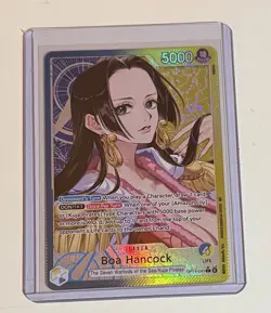 Boa Hancock One Piece The Azure Sea's Seven OP14-041 Alt Art Leader - Image 1