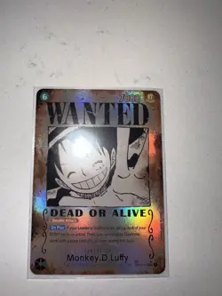 Bandai One Piece CCG Monkey D. Luffy OP13-118 Carrying on His Will Foil Double … - Image 1