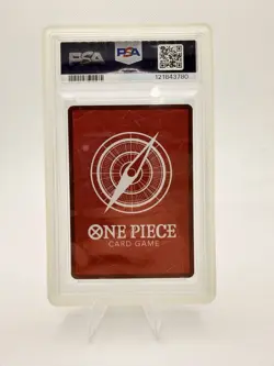 One Piece CCG Monkey D. Luffy Leader Foil Dodgers Night 010 5000 Power PSA 10 - Image 2