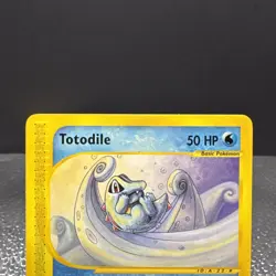 Pokemon TCG Expedition Base Set Totodile 135/165 Regular Card NM - Image 3