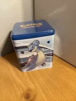 Pokemon Trading Card Stack Em High Tins With Cards/coin New - Image 1