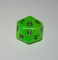 1x Oversized Spindown D20 Life Counter Teenage Mutant Ninja Turtles - Image 1
