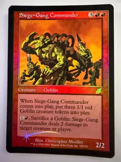 Siege-Gang Commander Scourge Foil - Image 1