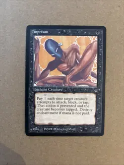 1 BANNED MTG Imprison | Legends (LEG) | 1994 | NM - Image 2