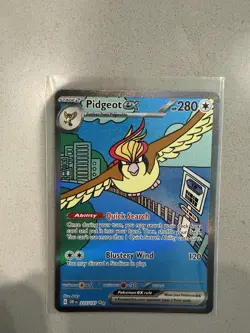 Pidgeot ex 225/197 Illustration Rare – Pokemon TCG Obsidian Flames SIR - Image 1