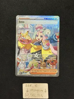 Pokemon Paldea Evolved - Iono - 269/193 - Illustration ALT ART - MINT - Image 1