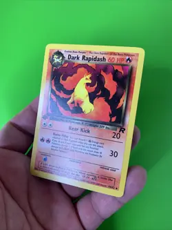 Dark Rapidash 44/82 1st Edition Team Rocket Pokemon Card LP+ - Image 3