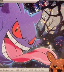 Pokemon Gengar Trick or Trade BOOster 057/091 Cosmos Holo Swirl CGC 10 Gem Mint - Image 3