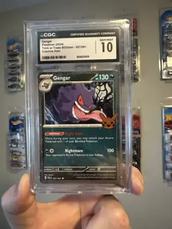 Pokemon Gengar Trick Or Trade #057 CGC 10 Cosmos 2024 - Image 1