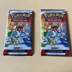 Lot of 2 Pokemon 30th Anniversary 1st Partner 2026 Sealed Series 1 Booster Packs - Image 1