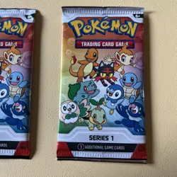 Lot of 2 Pokemon 30th Anniversary 1st Partner 2026 Sealed Series 1 Booster Packs - Image 3