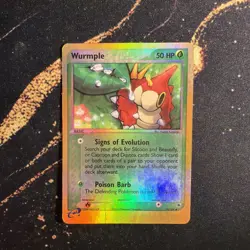 Wurmple 78/109 Ruby and Sapphire Reverse Holo Card - Image 1
