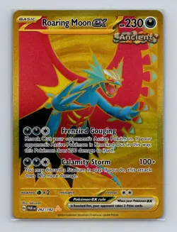 Roaring Moon ex 262 2023 Pokemon Paradox Rift Hyper Rare Card NM+ - Image 1