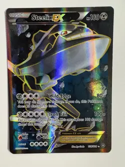 Pokemon TCG Steelix-EX Holo Full Art Ultra Rare Card Steam Siege 108/114 - Image 1