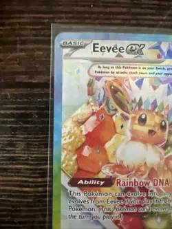 Pokemon TCG Eevee EX 174 Prismatic Evolutions Black Star Promo Card - Image 2