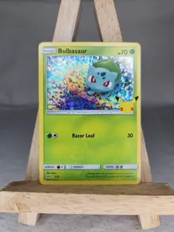 Pokemon TCG Bulbasaur McDonald's 2021 Promo Card 1/25, Holo - Image 1