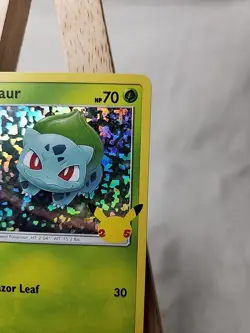 Pokemon TCG Bulbasaur McDonald's 2021 Promo Card 1/25, Holo - Image 3