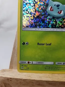 Pokemon TCG Bulbasaur McDonald's 2021 Promo Card 1/25, Holo - Image 5