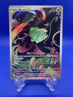 Pokemon Card TCG Bulbasaur 133/132 Mega Evolution Stamped Promo 🔥Centered🔥 - Image 1
