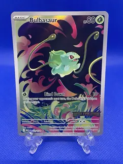 Pokemon Card TCG Bulbasaur 133/132 Mega Evolution Stamped Promo 🔥Centered🔥 - Image 4