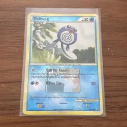 Pokemon Card - Poliwag Unleashed 58/95 League Promo Reverse Holo - Image 1