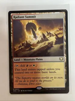 Radiant Summit R Commander: Edge of Eternities #23 Rare - Image 1