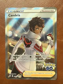 Candela SWSH228 Sword & Shield Full Art Black Star Promo Holo Pokemon Card NM - Image 1