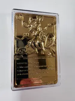 VTG 1999 23K Gold MIB MEWTWO #150 Pokemon trading card Burger King LMTD ED COA - Image 5