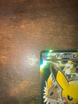 Pokemon Pikachu EX Full Art Holo Black Star Promo XY124 130 HP Card 2016 Pokemon - Image 4