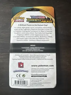 Pokemon Darkness Ablaze Checklane Blister Pack Pikachu Promo SEALED! - Image 2