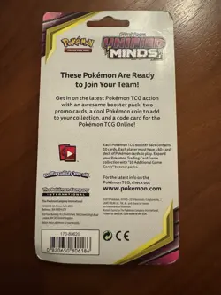 Pokemon Unified Minds Checklane Blister- Eevee Espeon Promo- Sealed New 2019 - Image 2